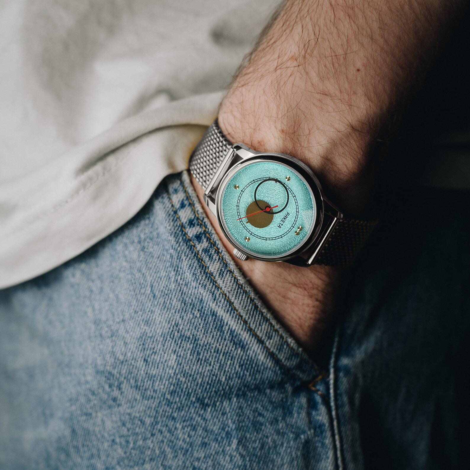 1990s Raketa Copernicus Aqua-Blue - 40mm