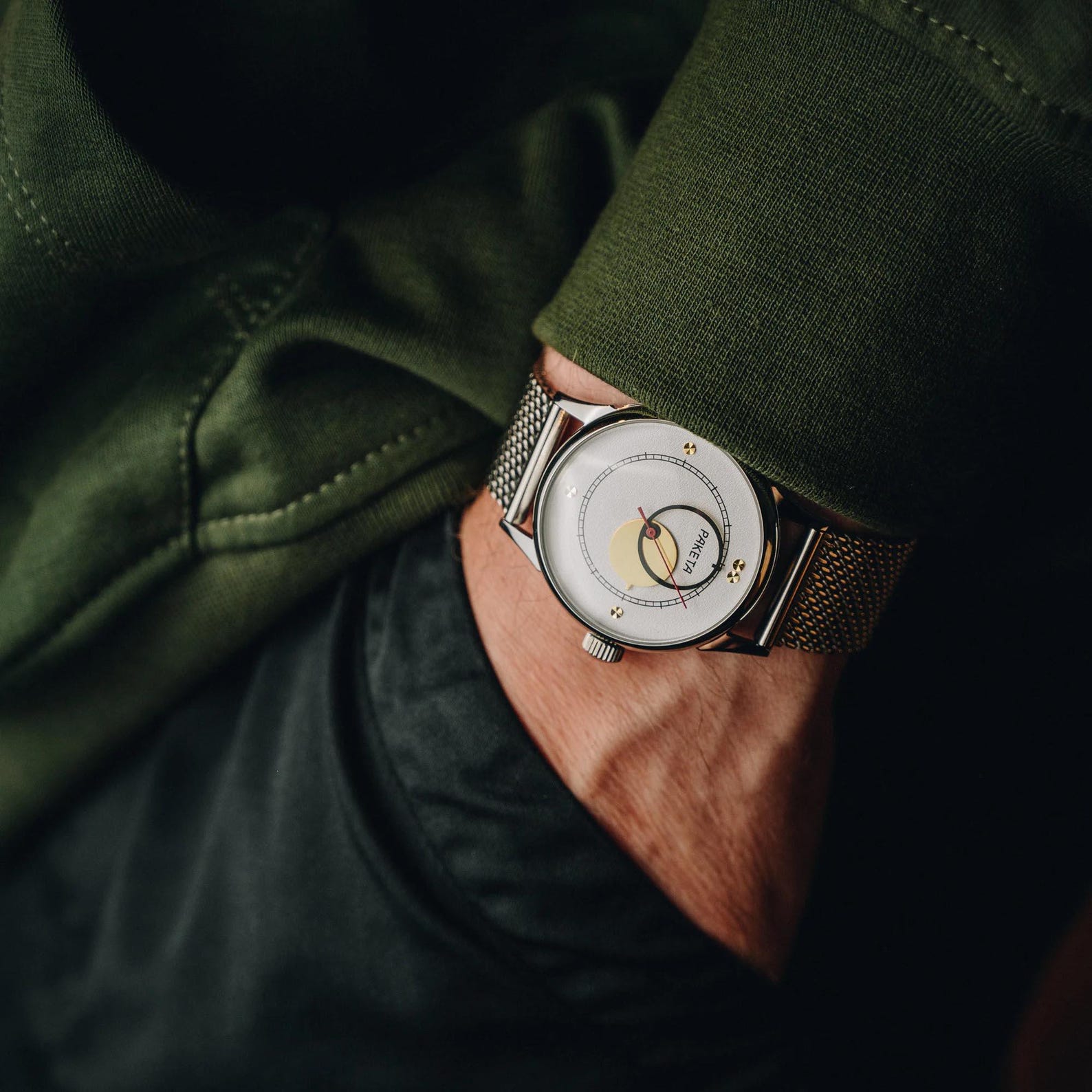RAKETA COPERNICUS ANNÉES 1980 CADRAN BLANC 40MM