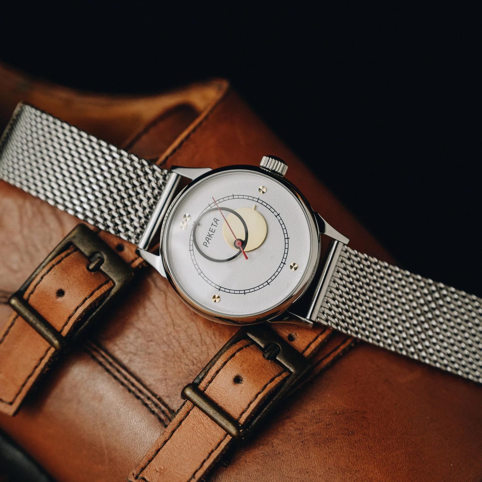 RAKETA COPERNICUS ANNÉES 1980 CADRAN BLANC 40MM