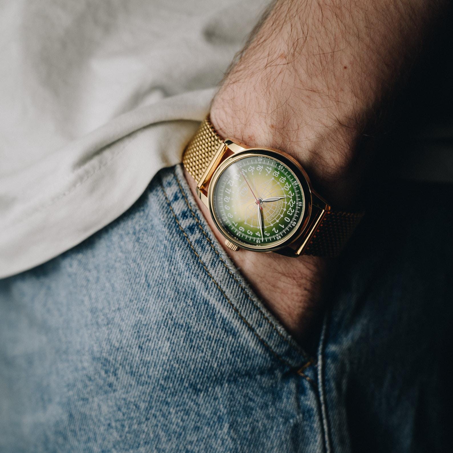 RARE POLAR 24-HOUR 1990s 40MM "GREEN"