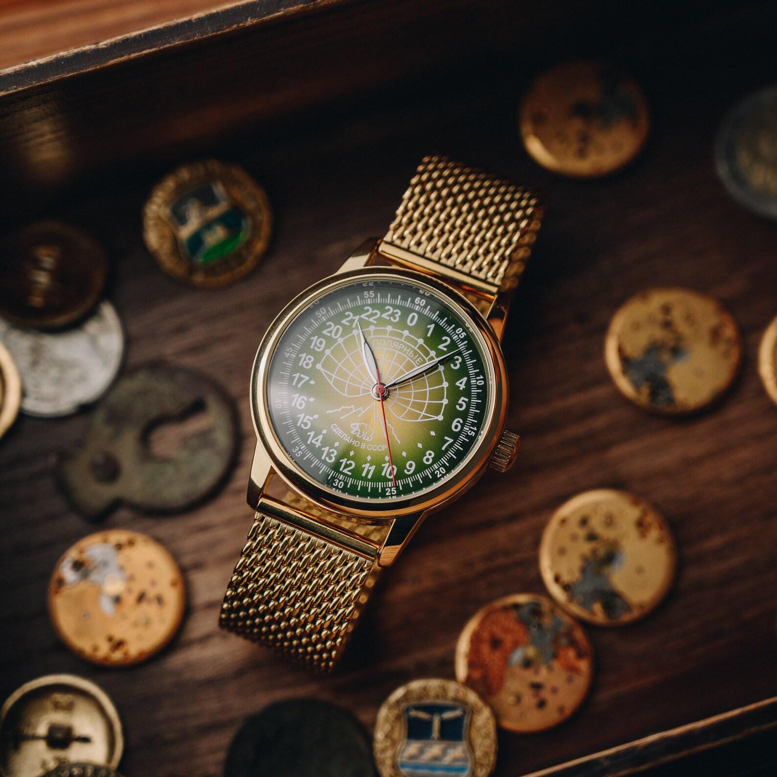RARE POLAR 24-HOUR 1990s 40MM "GREEN"