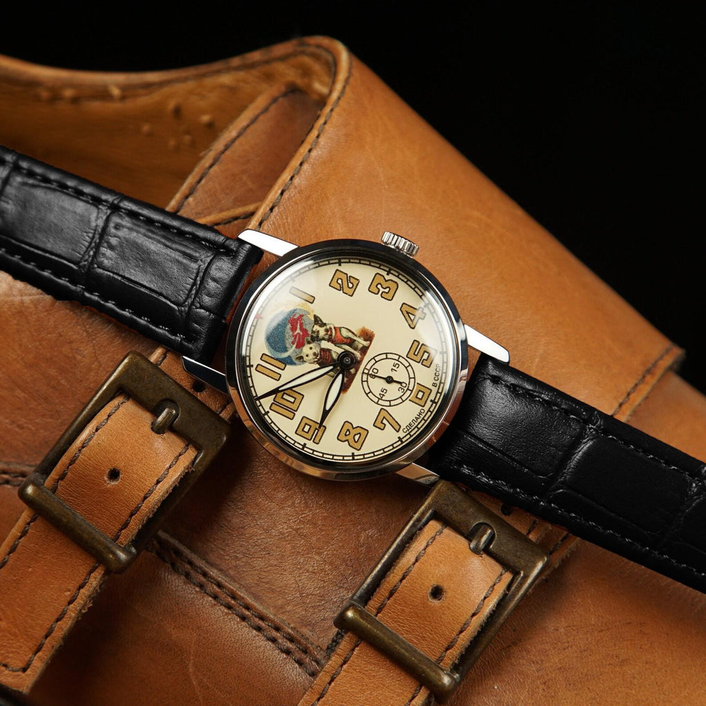 ZiM „Aviation“ Vintage Fliegeruhr für Herren – Von Hand restaurierte Uhr aus den 1980er Jahren