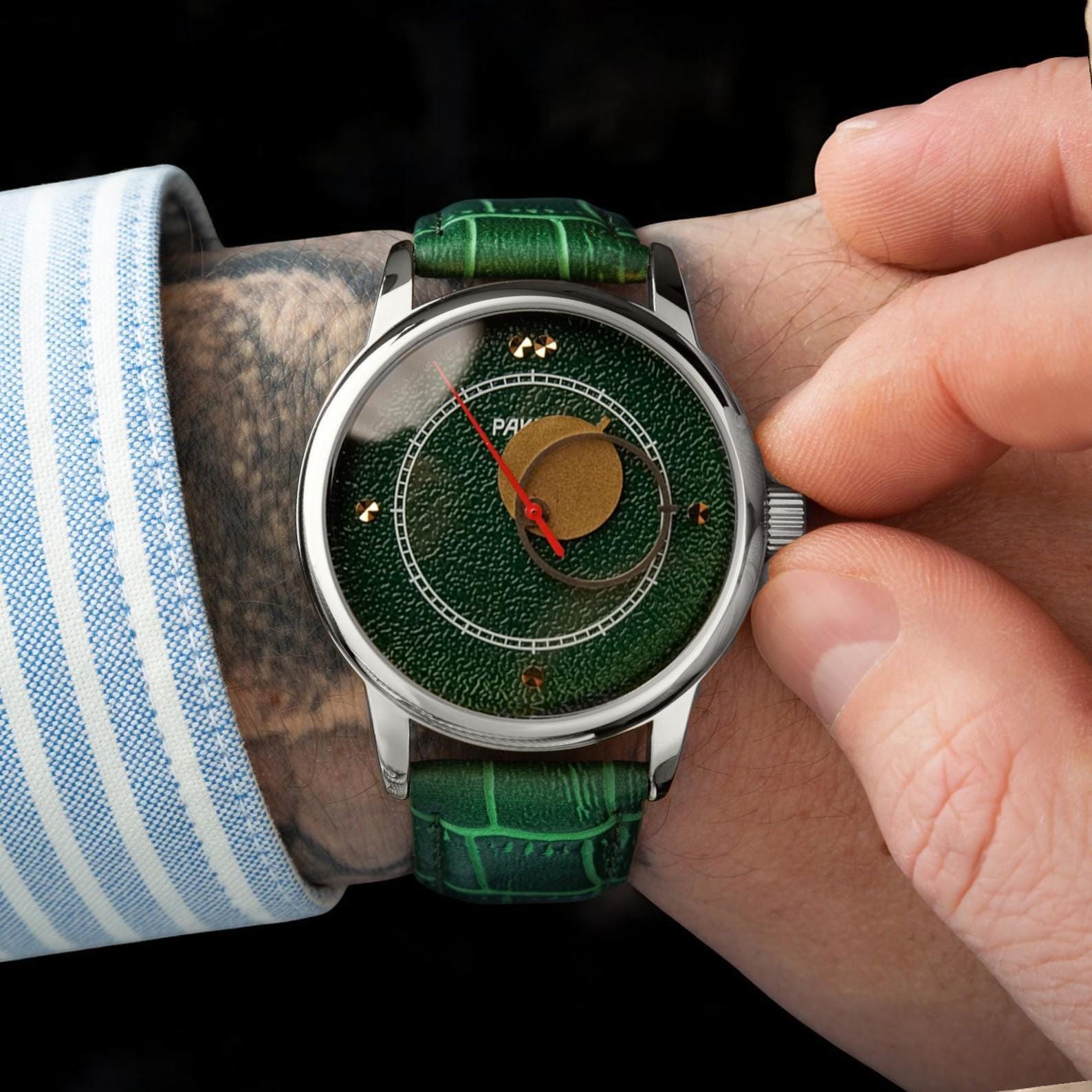 RETRO MOON WATCH RAKETA "COPERNICUS" GREEN