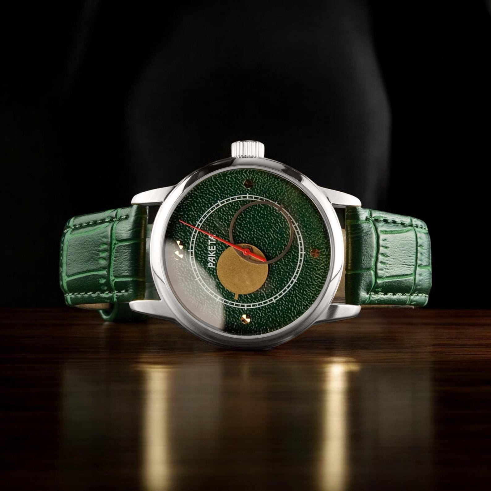 RETRO MOON WATCH RAKETA "COPERNICUS" GREEN