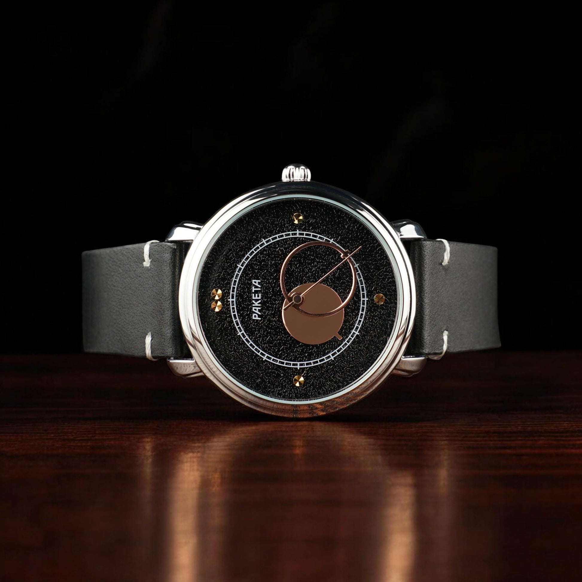 BLACK RARE WATCH RAKETA "COPERNICUS" 1990S