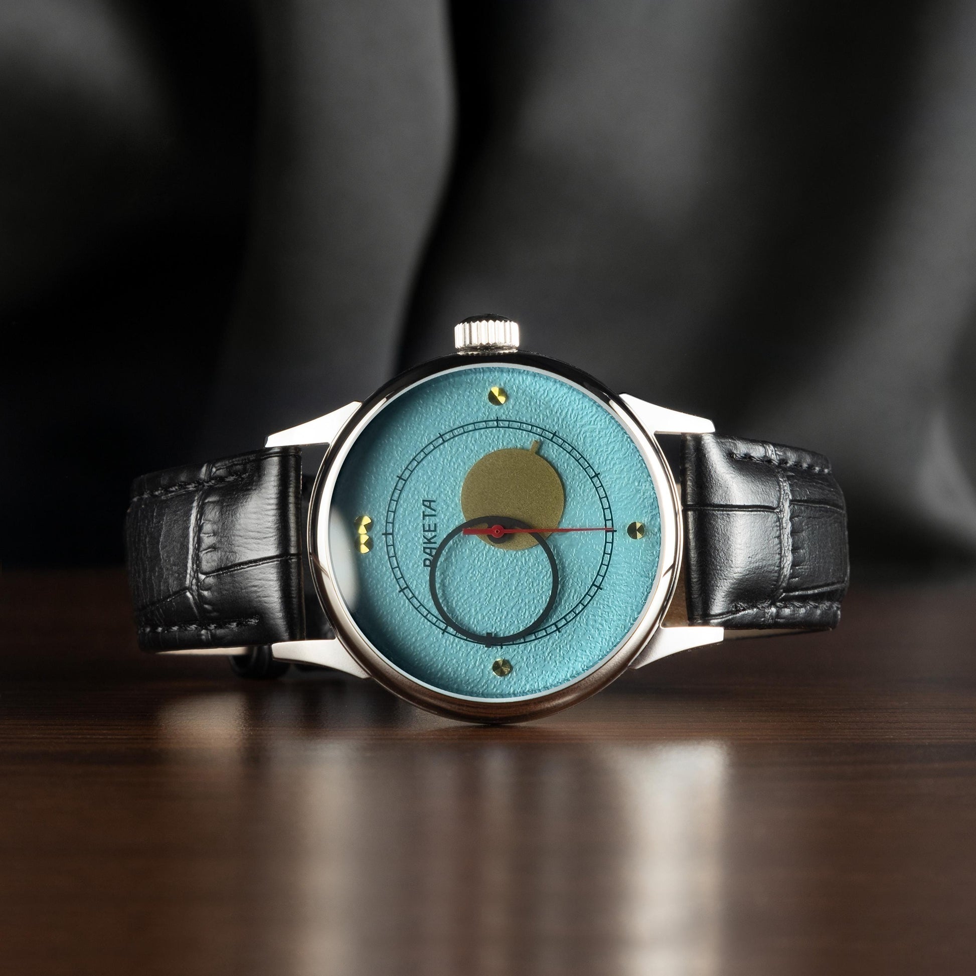 Heritage Raketa Copernicus "Tiffany". Handmade Made in Ukraine. Gift for men. Men's wrist watch. Gift for husband. Personalized Mens watch