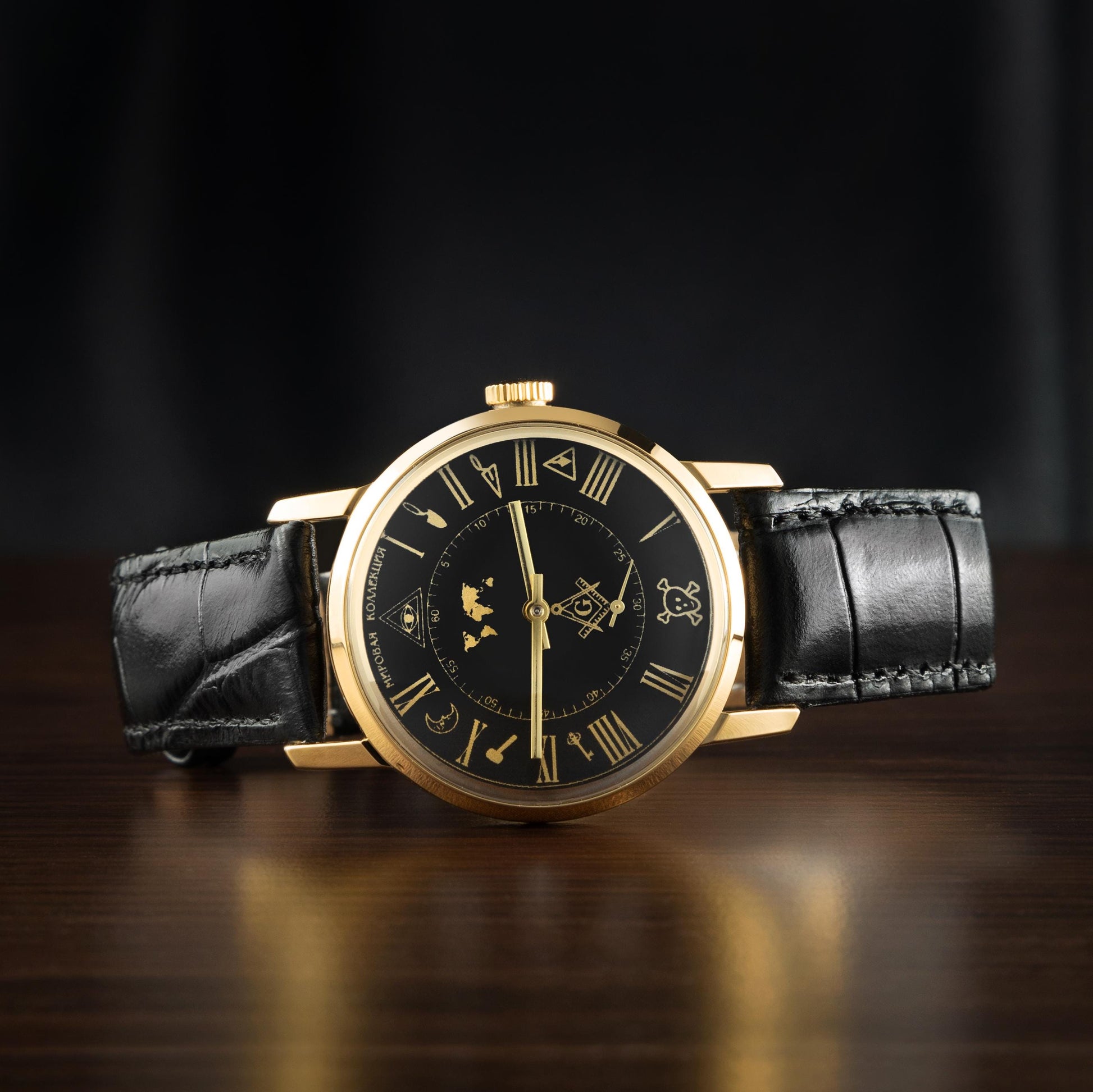MEN'S WATCH ZIM POBEDA "MASONIC"